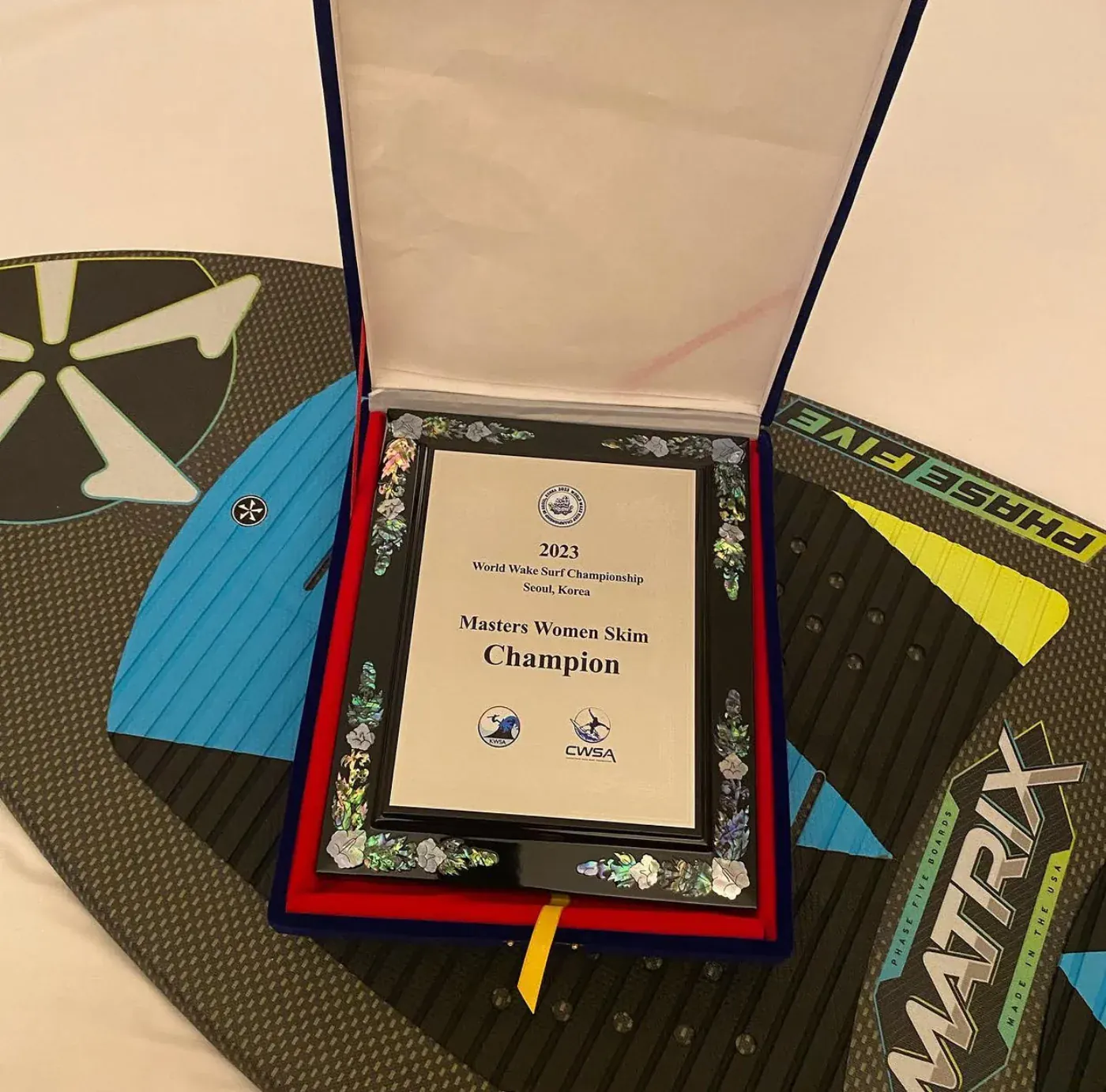 World Wake Surf Championship 2023, Seoul — Masters Women Skim Champion