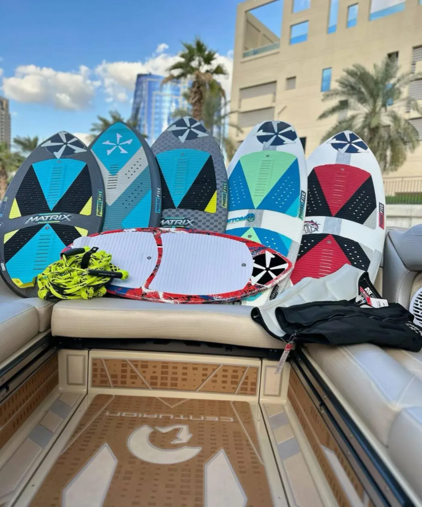 Phase Five boards lineup on Centurion